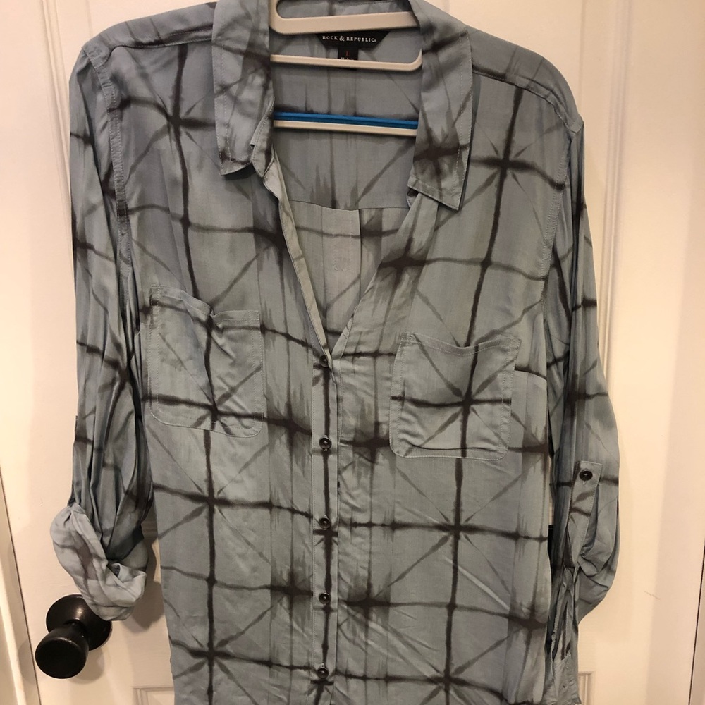 Rock and republic blouse button down